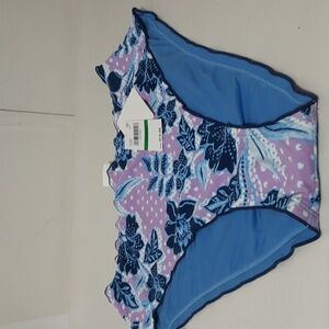 REBECCA VIRTUE High Waist‎ Sea Breeze Bikini Bottom (only)